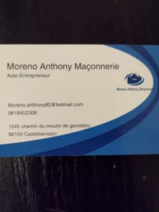 Moreno Anthony Maçonnerie à Castelsarrasin