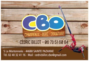 Charpente Bois Ossature CBO Cédric Billot à Sainte-Pazanne