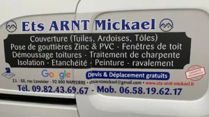 Couvreur-Zingeur ? ETS ARNT MICKAEL à Nanterre