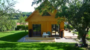 Maison Bois Cornier à Lacanche