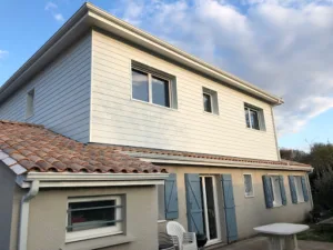Lan Ederra extension ossature bois à Taillan-Médoc