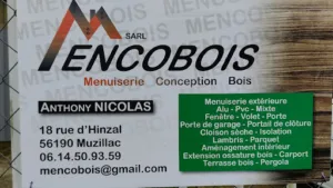 Menuiserie – Charpente – Sarl Mencobois à Muzillac