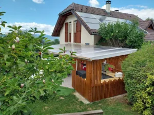 COLONIE – Habitats insolites | Aménagements extérieurs bois | Charpente-Couverture-Ossature bois à Montcel