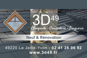 Couvreur vern d’anjou 3D49 à Erdre-en-Anjou