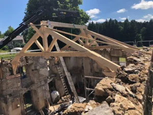 2 bouts de bois à Tence