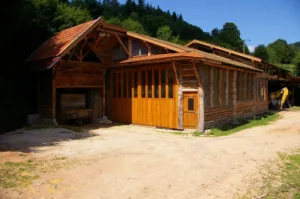 PG Bois Charpente Constructions en rondins fustes à Mussy-sous-Dun