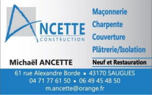 Ancette Construction à Saugues