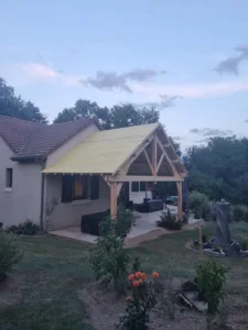 Charpente en brenne à Le Blanc
