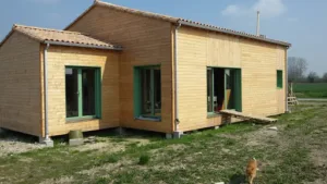 KanopY, maison et extension en bois, isolation des toitures, murs et planchers à Magné