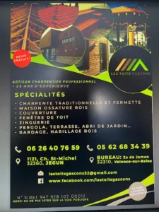 Les toits gascons à Valence-sur-Baïse