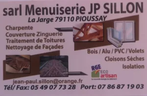 SARL Menuiserie J.P Sillon à Valdelaume