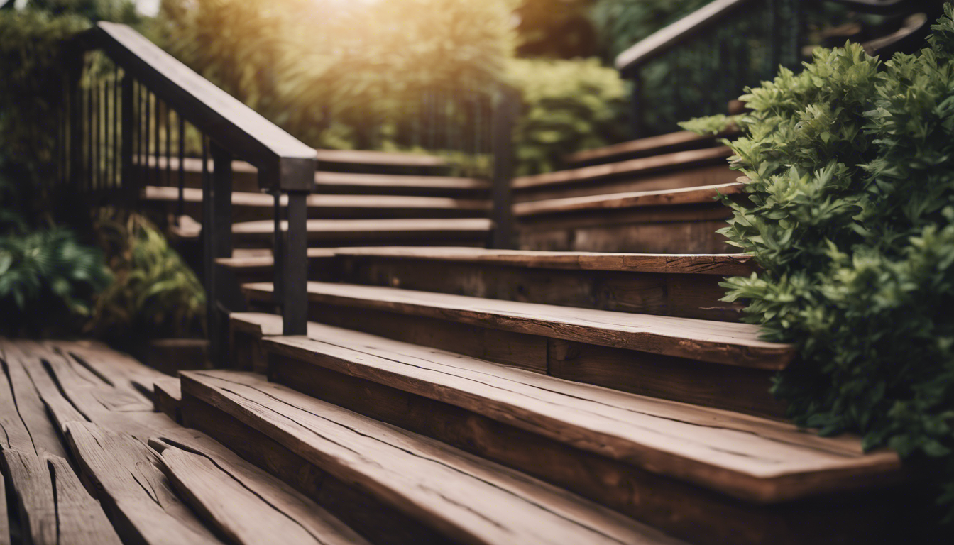 découvrez comment choisir le parfait escalier en bois pour embellir votre espace extérieur avec nos conseils et astuces.